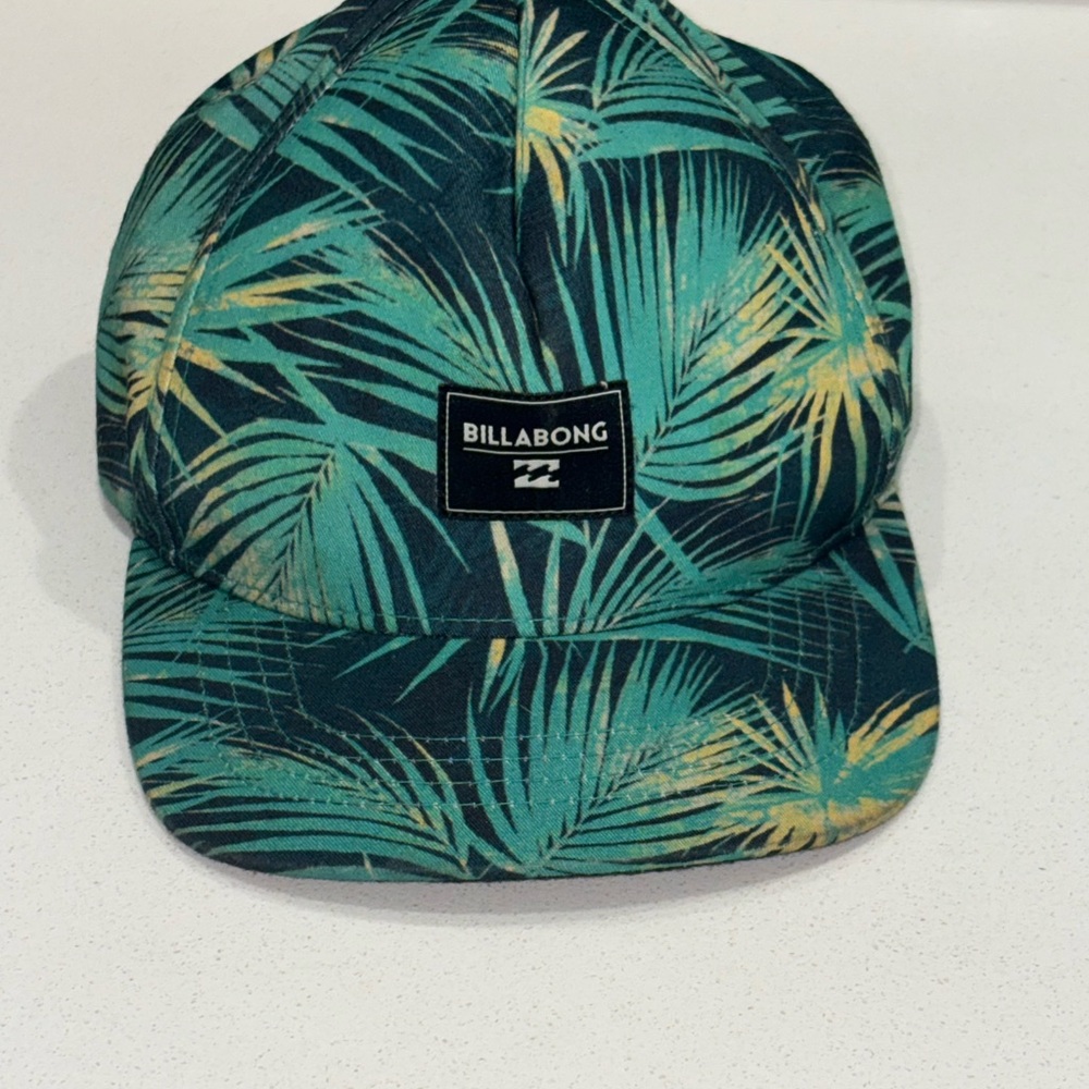 Billabong Leafy Green and Yellow Cap